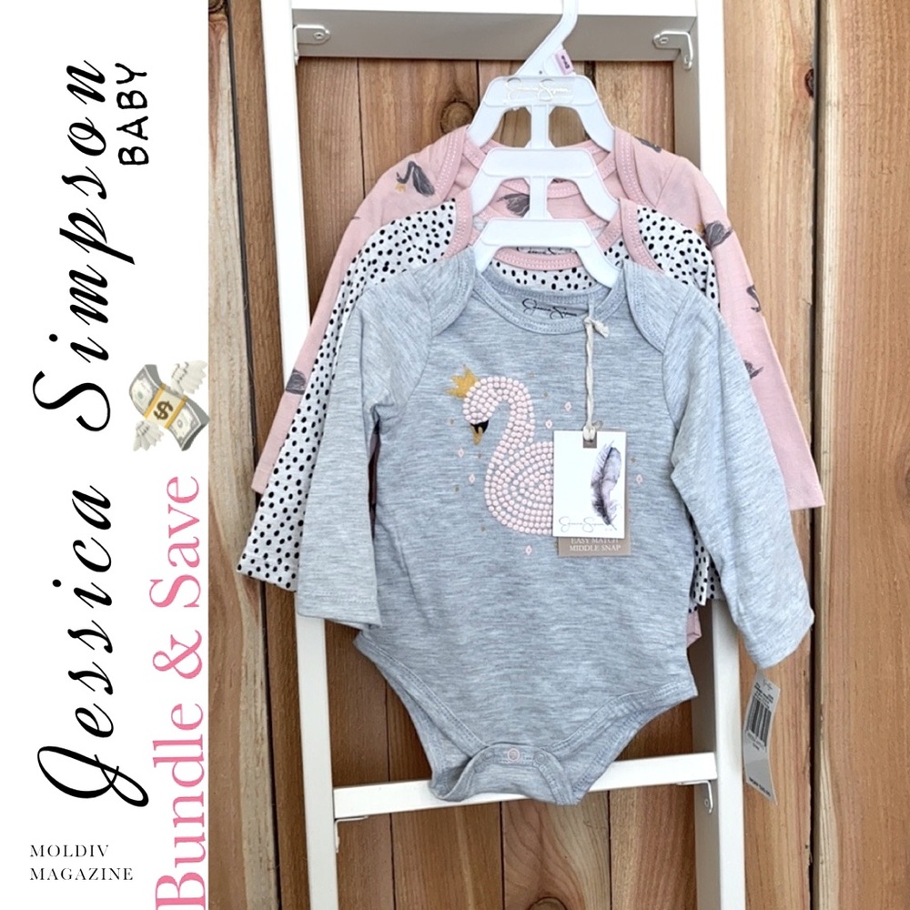 Jessica Simpson Onesie Set / Size 6/9 M
